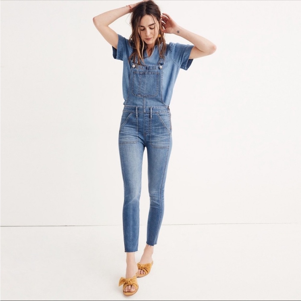 Madewell Tall Skinny Overalls size Small